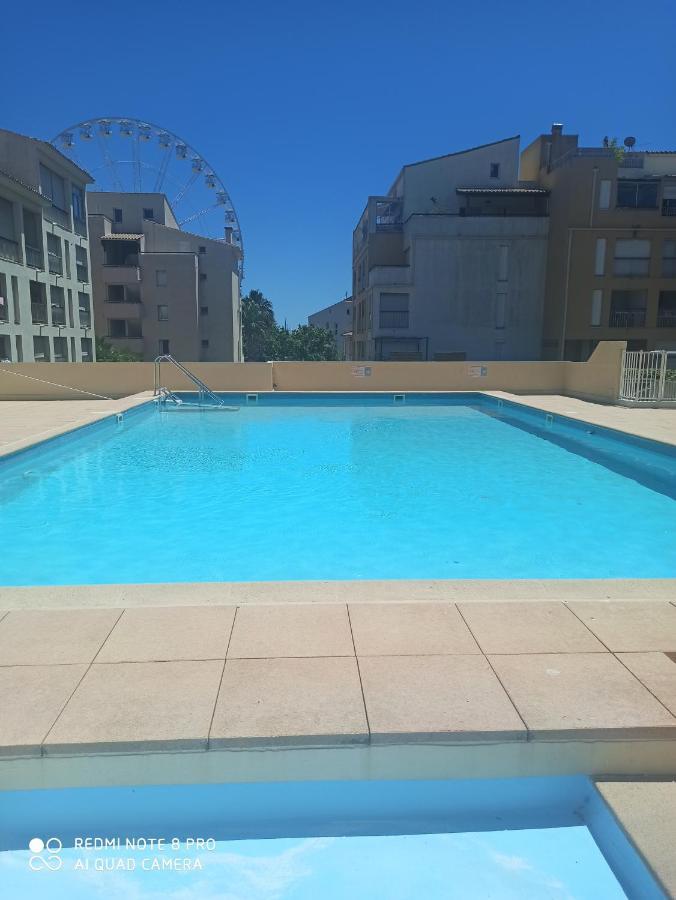 Port Studio Piscine, Parking, Prive,Navette Aeroport Agde Ngoại thất bức ảnh