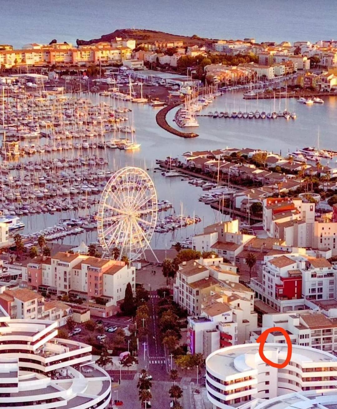 Port Studio Piscine, Parking, Prive,Navette Aeroport Agde Ngoại thất bức ảnh